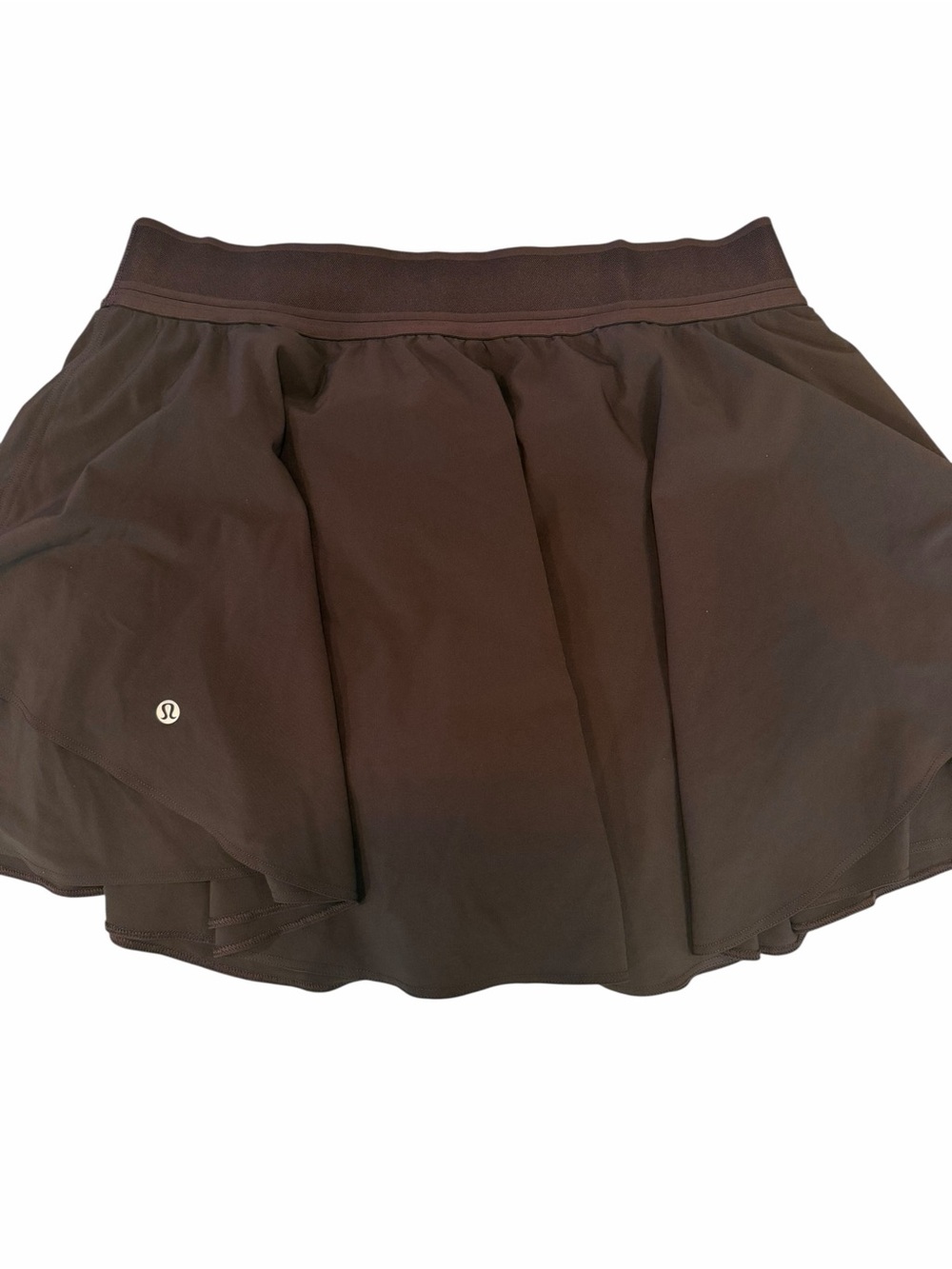 lululemon athletica Brown Athletic Skirt with Built-In Shorts